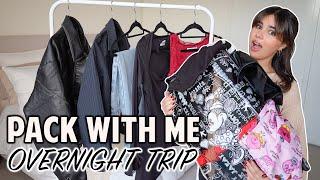 Pack With Me for an Overnight City Trip!