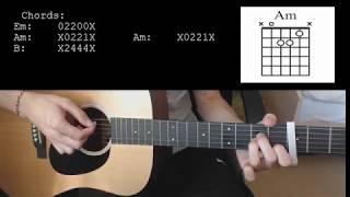 Billie Eilish - bad guy EASY Guitar Tutorial With Chords / Lyrics