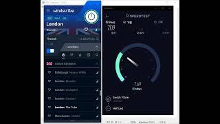 【Windscribe VPN】Review United Kingdom Speed Test ️️️️