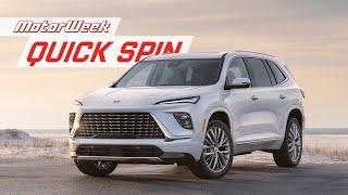 2025 Buick Enclave | MotorWeek Quick Spin