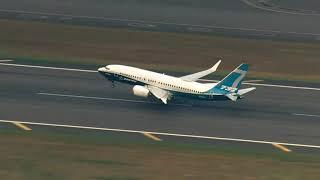 Raw: Boeing 737 MAX test flight