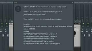 Crashing FL Studio How To Fix