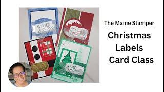 Christmas Labels Card Class