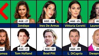 Hollywood Actors And Their Wives/Girlfriends - Age Comparison