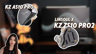  Comparative Review with Live FR Tracking! KZ AS10 PRO vs Linsoul x KZ ZS10 PRO 2