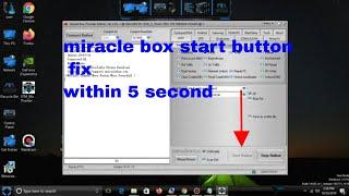 miracle box start button disabled solution