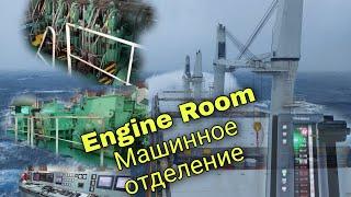 Сердце судна- Машинное отделение, самого технологичного балкера. (Engine Room)