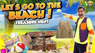 Beach Time Fun and Treasure Hunt with Jimmy Dime ️  Beach Education and Entertainment!!!