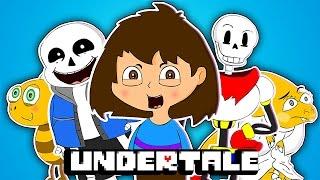 ПЕСНЯ ПРО АНДЕРТЕЙЛ / "Undertale The Musical" НА РУССКОМ