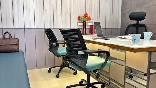 Vishal Patel & Co. | Luxurious Boss Cabin Office Design in Ahmedabad