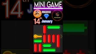 14th January Puzzle Game Trick, Hamster Kombat Easy steps #hamsterkombat #puzzle #blockchaingames