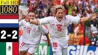 Netherlands 2-2 Mexico World Cup 1998 | Full highlight - 1080p HD | Bergkamp - Luis Hernandez