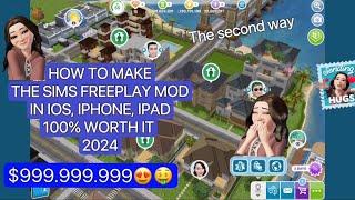 TUTORIAL DOWNLOAD DAN SAVE DATA APK THE SIMS FREEPLAY MOD DI IOS IPHONE 2024 100% WORTHIT