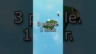 I gave 3 people 1hr to build..