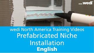 (EN) How to Install a wedi Prefabricated Niche