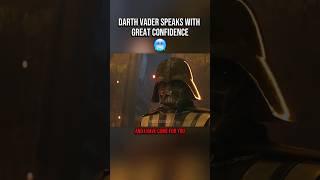 Darth Vader came personally