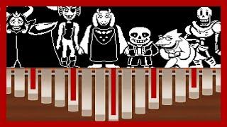 Undertale - Fallen Down (Reprise) 【Kalimba Tutorial】【Tabs】