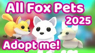 Every Fox Pet in Adopt me 2025