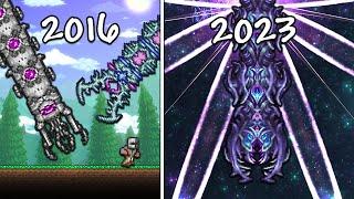 The Evolution of Devourer of Gods (Terraria Calamity Mod)