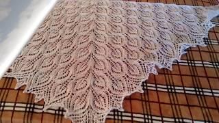 Мастер класс Gail shawl она же шаль Гейл