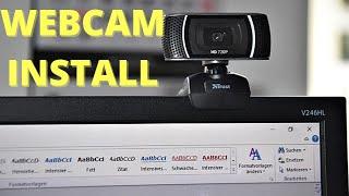 How to connect and install webcam in laptop