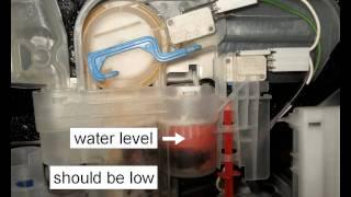 dishwasher pump runs continuously