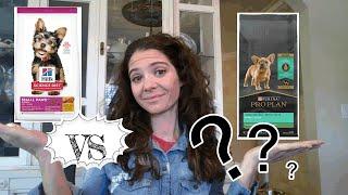 Dog food review: Purina Pro Plan Small Breed Puppy vs Science Diet Small Breed Puppy