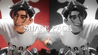 shake pack - alight motion (xml+preset)