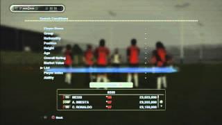 PES 2013 - Master League Transfer System