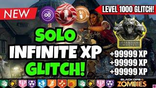 NEW SOLO INFINITE XP GLITCH in Black Ops 6! (EASY LEVEL 1000 GLITCH) NEW BO6 ZOMBIES GLITCH SEASON 4