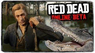 КОРМИМ АЛЛИГАТОРОВ И УГАРАЕМ! ● RED DEAD ONLINE