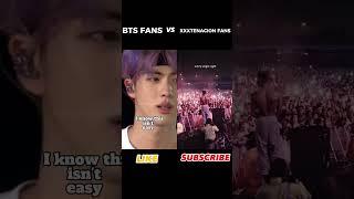 FAN RIVALRY |  BTS FANS VS XXXTENACION FANS  #shorts #xxxtentacion #bts