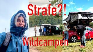 Beinahe Strafe fürs Wildcampen?! Spontanes Dachzelt-Abenteuer. ️