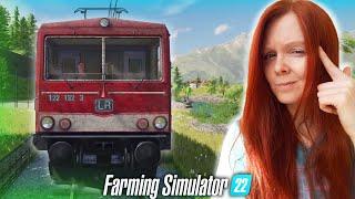 ЧУХ-ЧУХ НА ПОЕЗДЕ/ КАК ПРОДАВАТЬ ТОВАР В FELSBRUNN/ Farming Simulator 22 прохождение/ FS22 Erlengrat