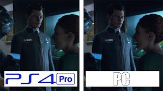 Detroit Become Human | PS4 Pro - PC | 4K Graphics Comparison