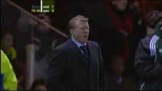 Joseph Job goal Uefa cup Middlesbrough V Sporting Lis