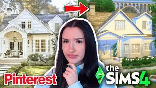 Pinterest decides my build in The Sims 4