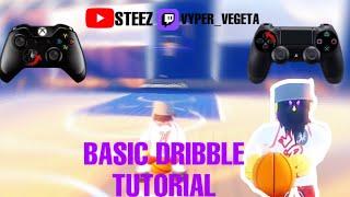 BASIC DRIBBLE TUTORIAL FOR HOOP CENTRAL 6 (CONTROLLER)