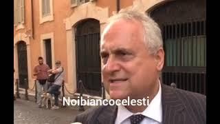 #Lotito: "Nessun problema con i tifosi della #Lazio e sull'accordo con #Legends..."