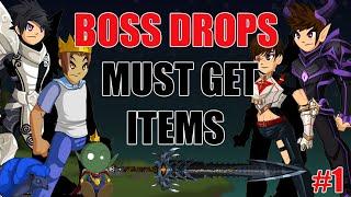 AQW Must Get Boss Drops And Their Items #1 |Pitch Black Dungeon House - Evolved Soul Ripper And More