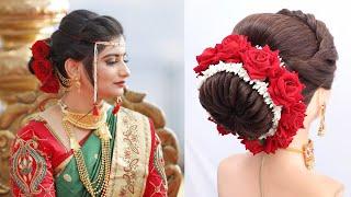 Beautiful Front To Back Hair Style For Wedding | Attractive Easy Low Bun | Hairstyle |