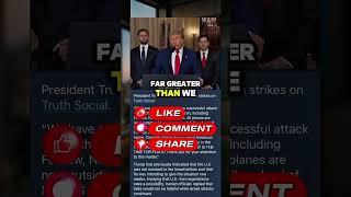 Trump Confirms Iran Strike