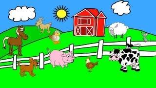 Animals On The Farm - Animal Sounds - Learn the Sounds Farm Animals Make