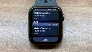 WatchSounds - Change the stock notification sounds and vibrations on the Apple Watch