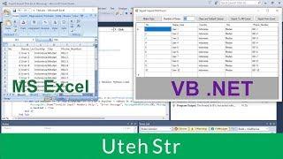 Visual Basic .Net | Export DataGridView to Excel and Import Excel to DataGridView with VB .NET