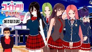Koikatsu Party Talking To Girls Gameplay