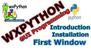 Wxpython GUI Programming Introduction And First Frame #1