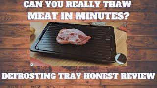 Can you really thaw meat in just minutes? Defrosting Tray Honest Review | As Seen on TV?