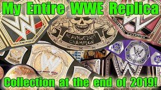 My Entire WWE Replica Collection at the end of 2019...