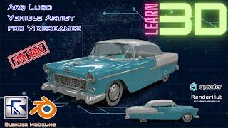 Chevy Belair Coupe 1955 - Learn 3D while you watch Arq Lugo Youtube